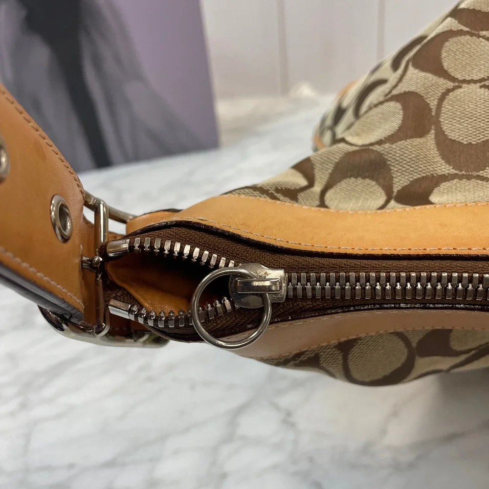 Coach Canvas Hobo Bag